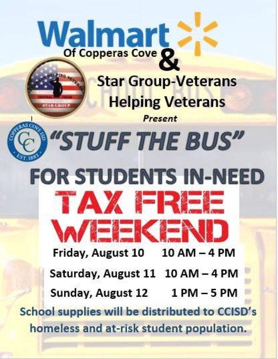 2018 “STUFF THE BUS” Back to School Drive